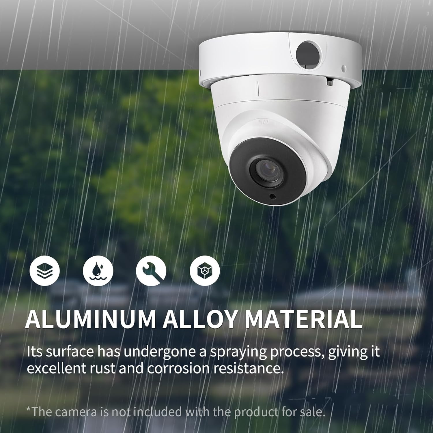 Universal CCTV Camera Junction Box Aluminum Alloy Wall Ceiling Mount