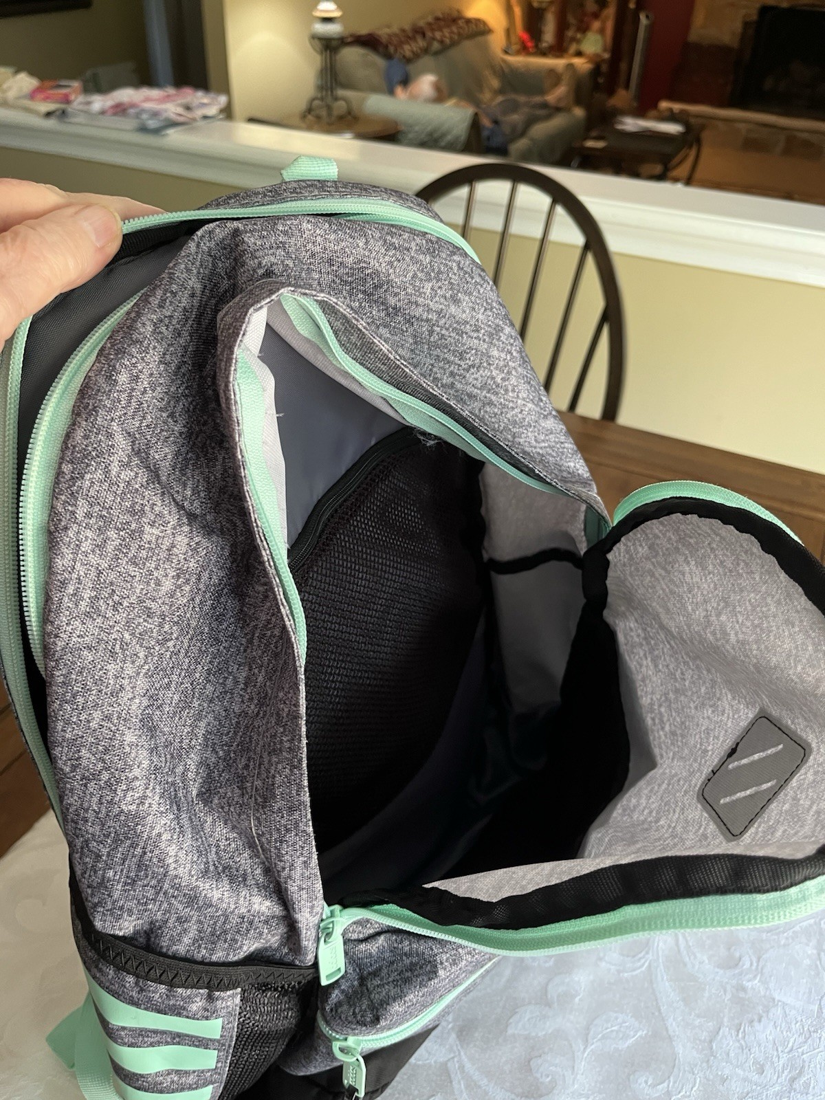Adidas Gray Heather Backpack