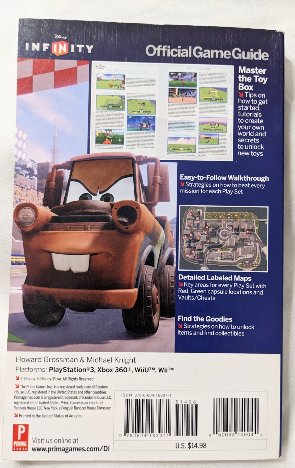 Disney Infinity Official Guide Walmart Limited Edition Book