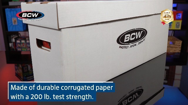 BCW Long Comic Storage Box 2 Pack for Current & Silver Age Comics