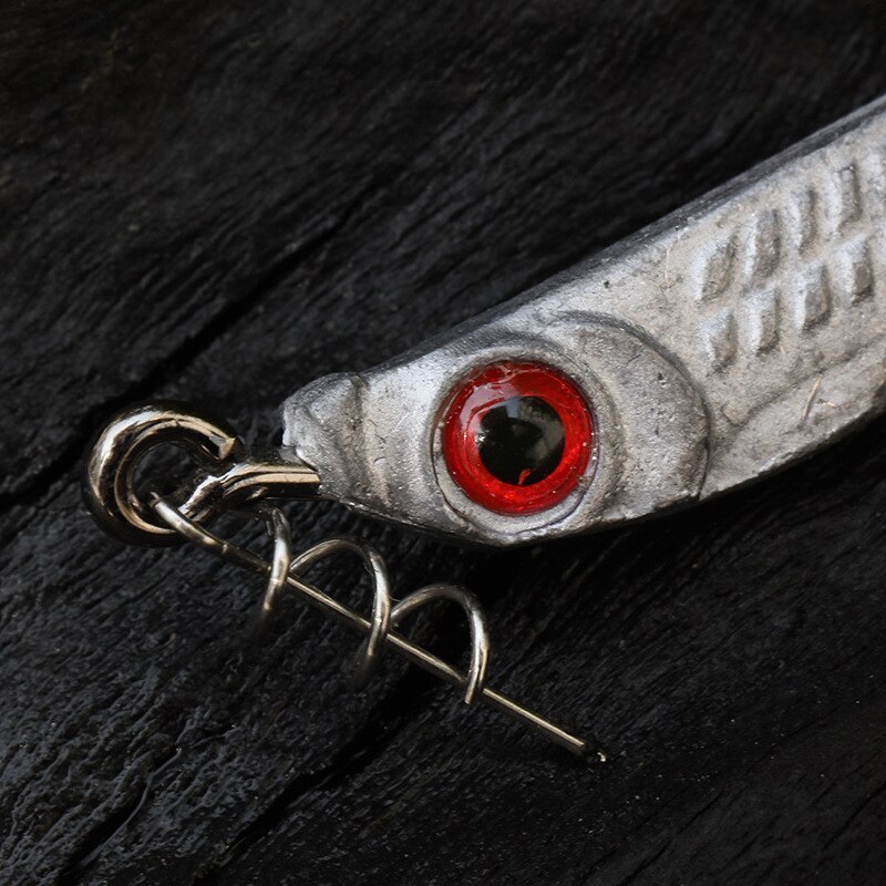 10PCS Offset Hooks Weighted Fishing Hook Wide Gap Weedless Hook Worm & Spinner