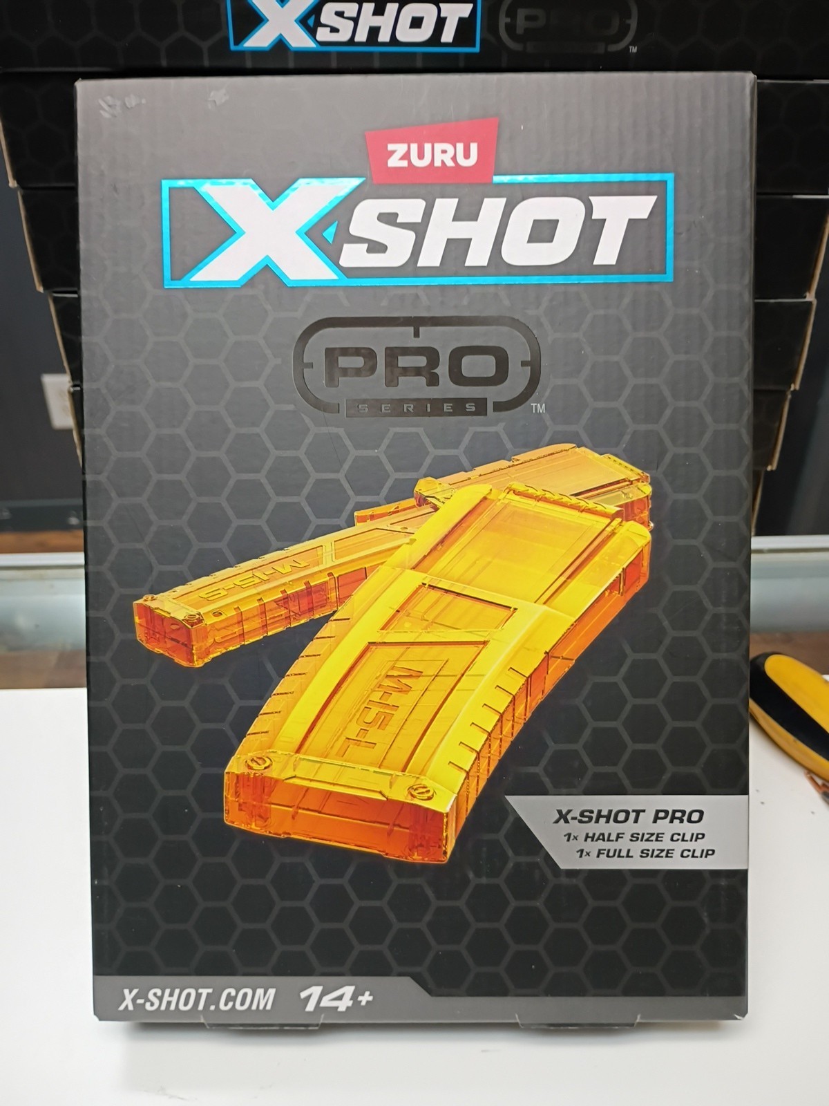 Zuru X-Shot Pro Series ☆1 Half Clip And 1 Full Clip ☆Clips Only ☆ Age 14 & up