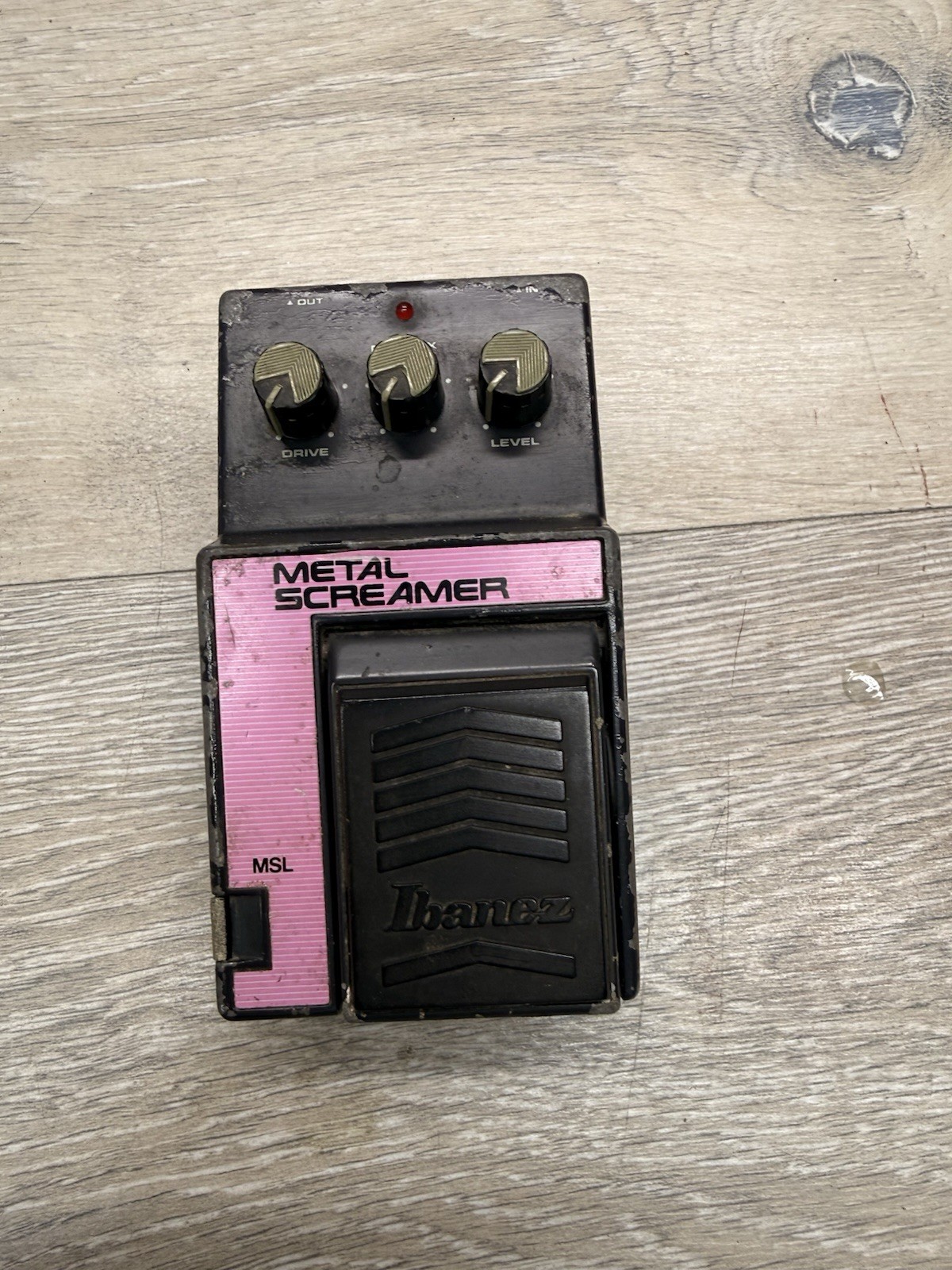Ibanez MSL Metal Tube Screamer Overdrive Vintage Guitar Effect Pedal MIJ Japan