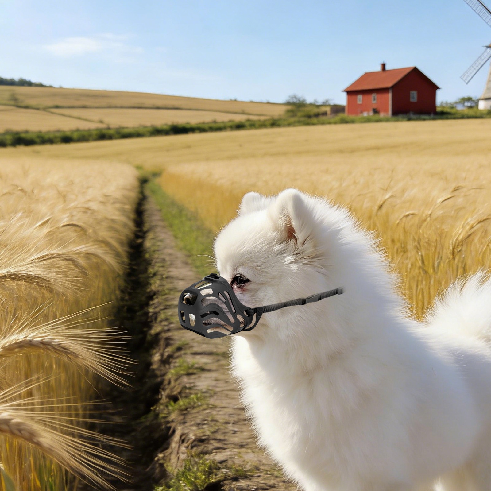 Dog Muzzle Soft Breathable Dog Muzzle Dog Muzzle Preventing Chewing & Biting USA