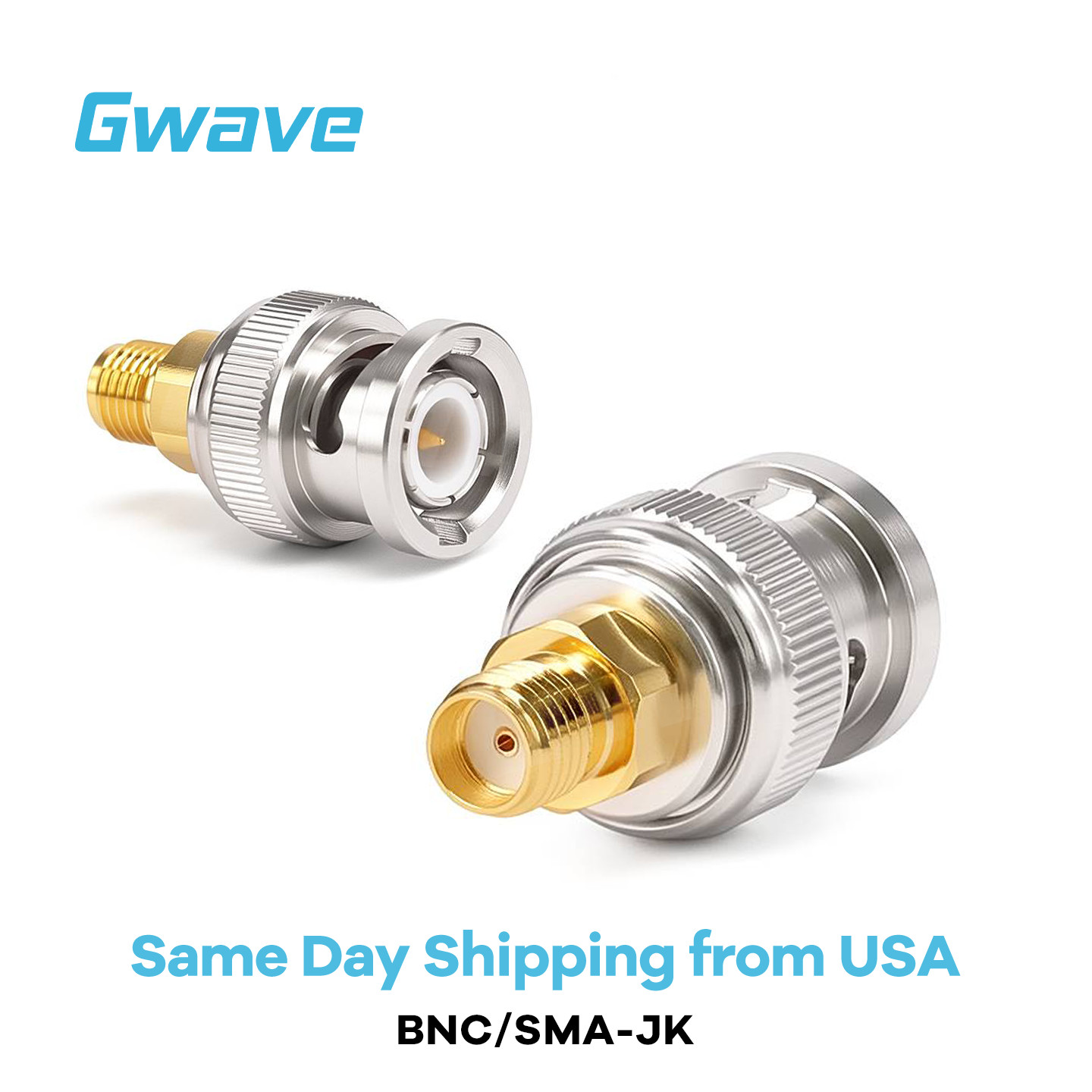 BNC Male to SMA Female Straight Adapter | DC to 4GHz
