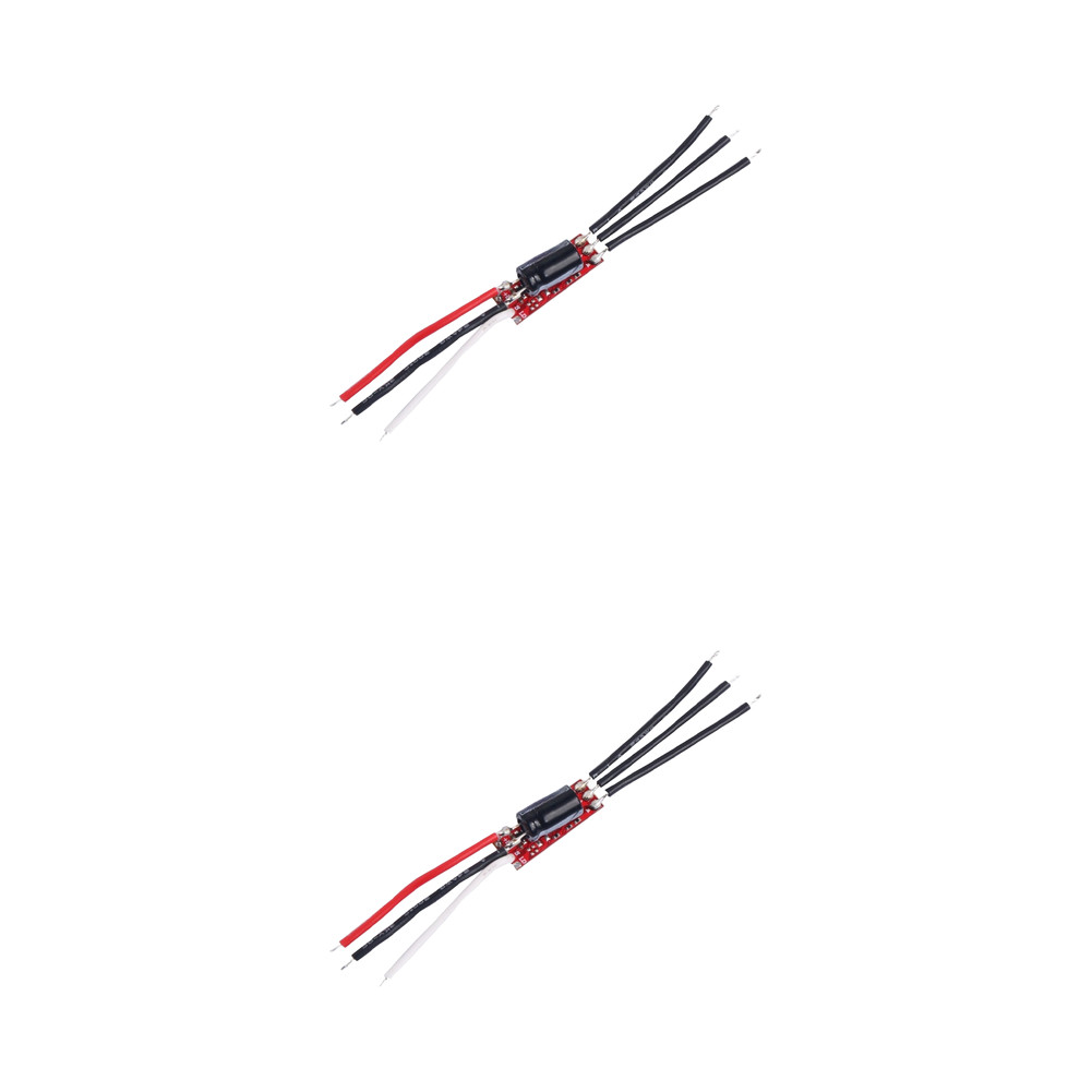 2PCS Small For FORmat Brushless ESC For FOR FPV UAVs 6A 3.7V to 7.4V Range
