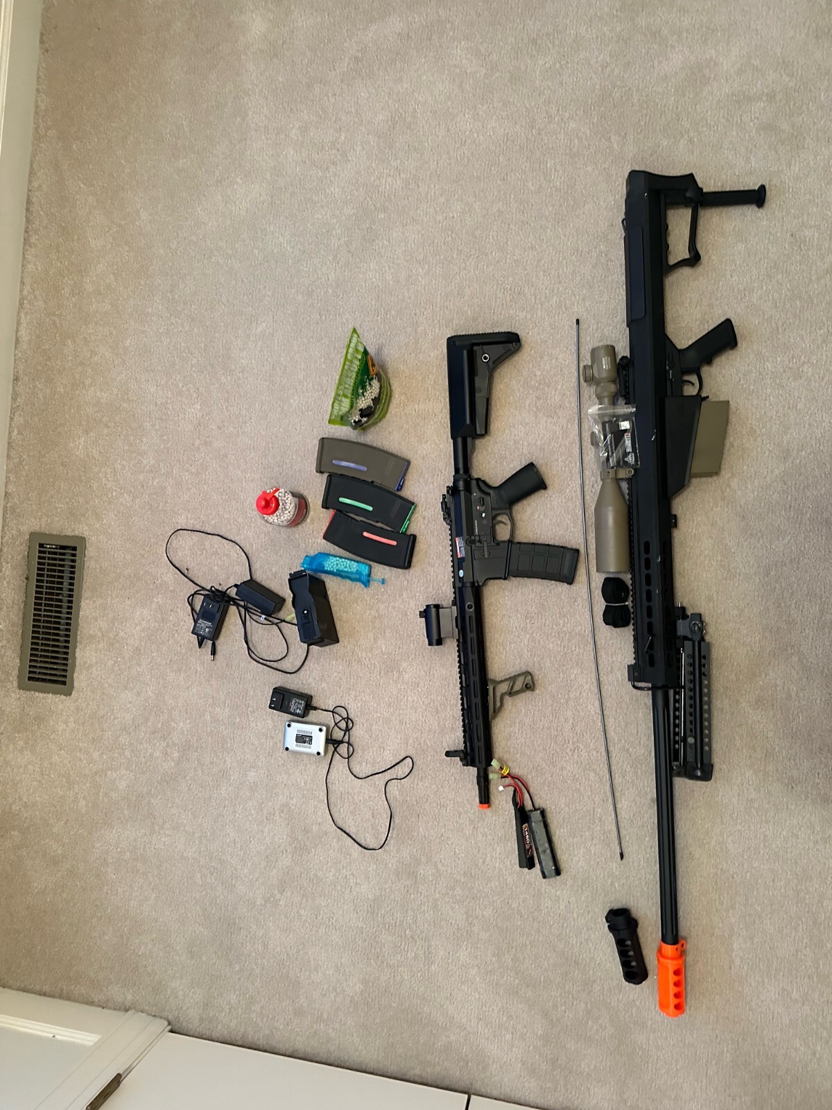 Baretta + ar airsoft gun