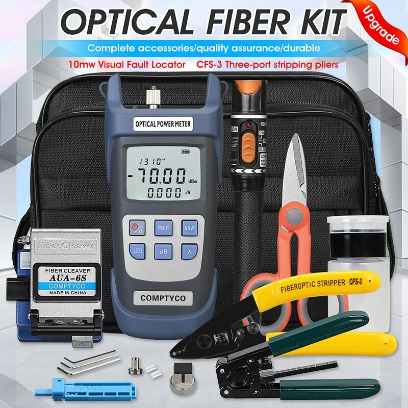 FTTH Fiber Optic Tool Kit Fiber Optic Power Meter Visual Fault Locator FTTH Tool