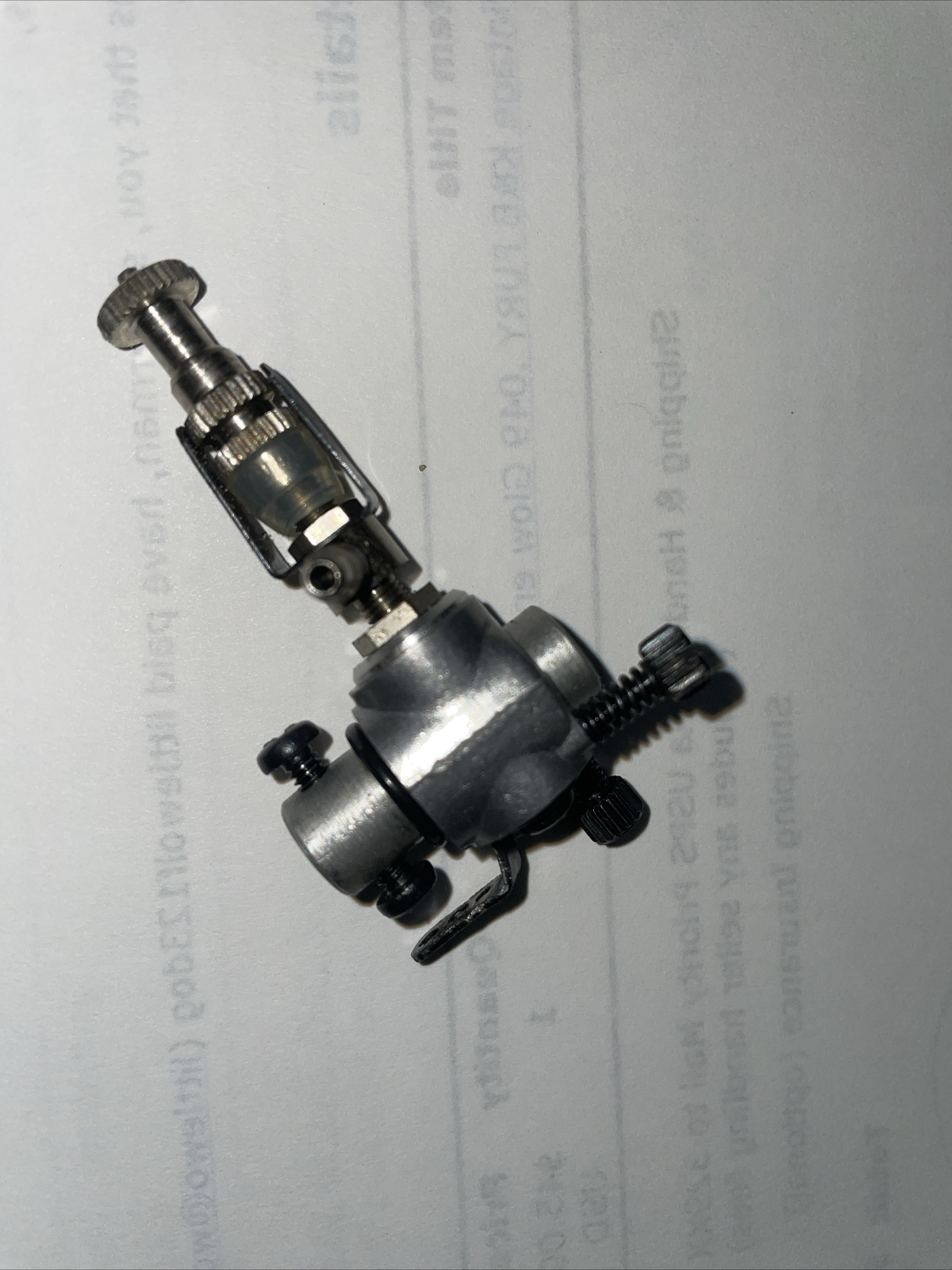 OS MAX 15 -III STEEL FIN R/C CARB ASSY TAKE OFFS REFURBISHED USED 8.8 MM SHANK
