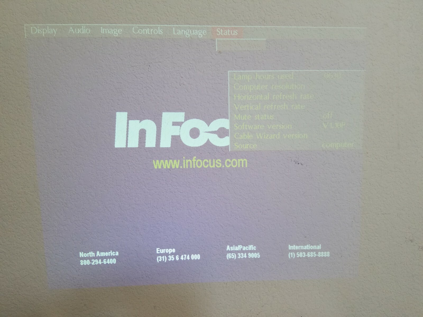 In Focus LCD Projector LP435Z