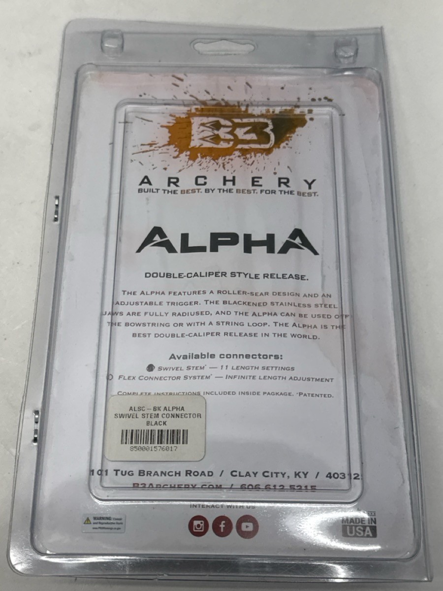 B3 Archery Alpha Release - Swivel Stem (P03061282)