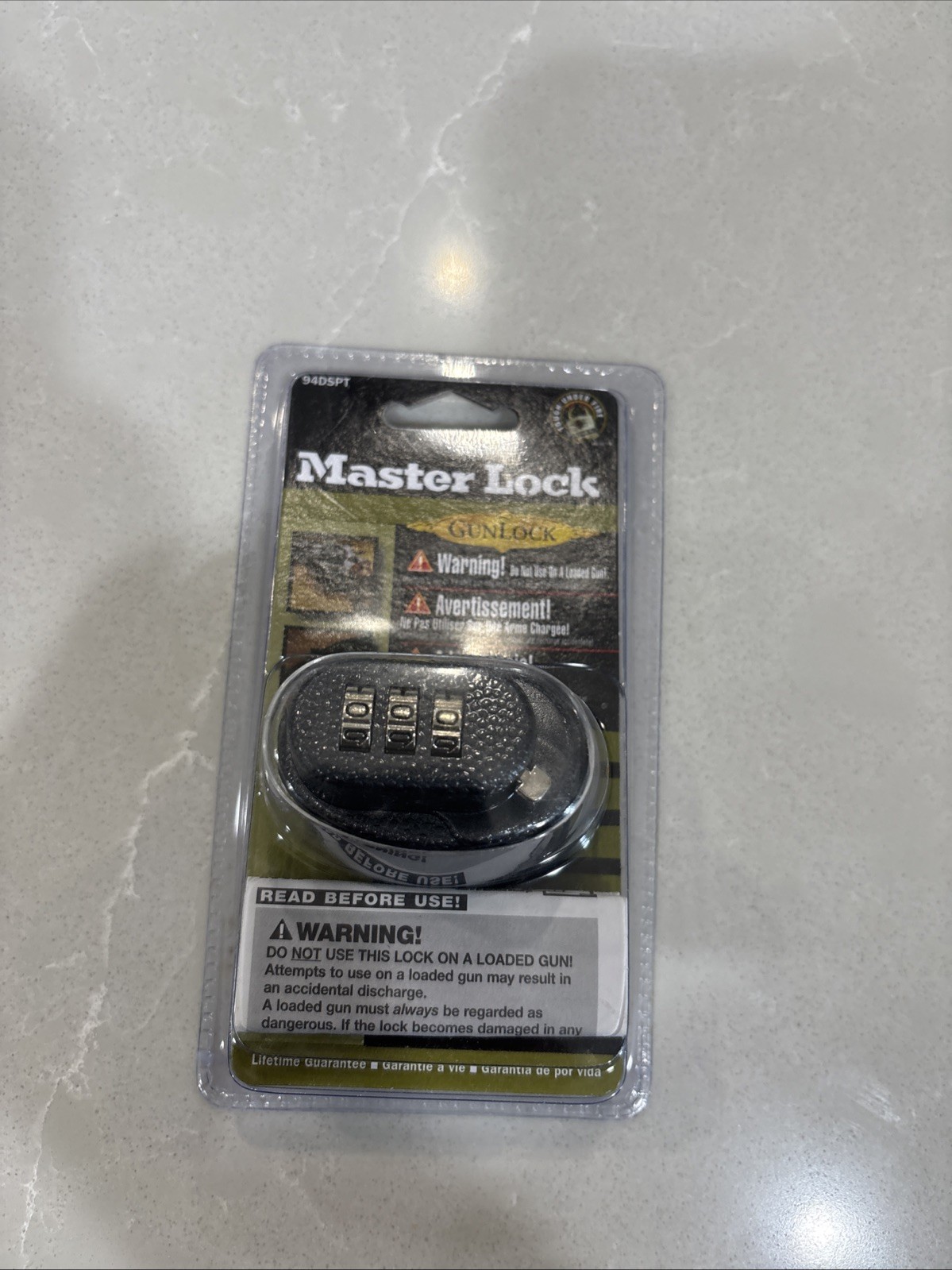 Master Lock Combination Trigger Gun Safety Device Handguns Rifles 94DSPT