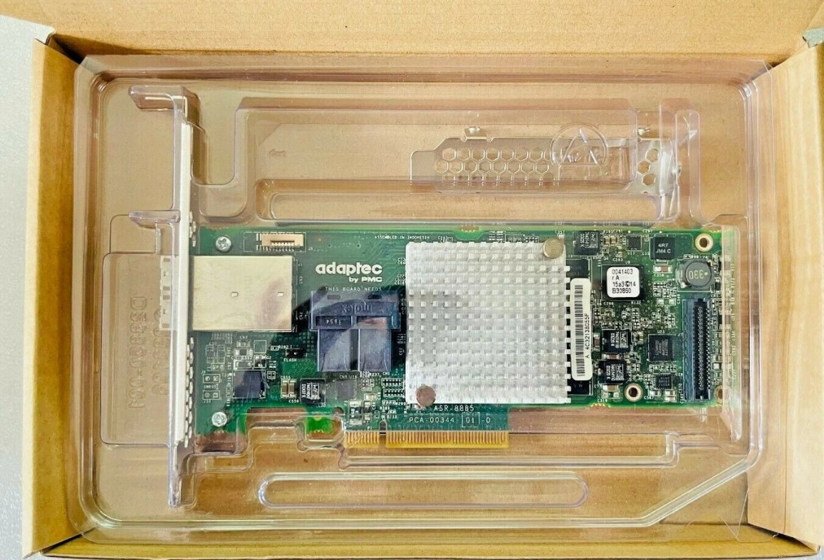 Adaptec RAID 8885 PCI-E 16-Port 12Gb SAS Controller ASR-8885 2277000-R
