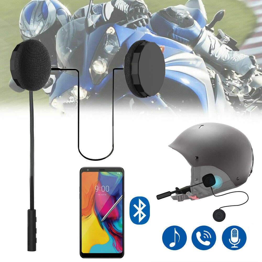 New Bluetooth 5.3 Motorcycle Helmet Headset Wireless Motorbike Headphone Speaker
