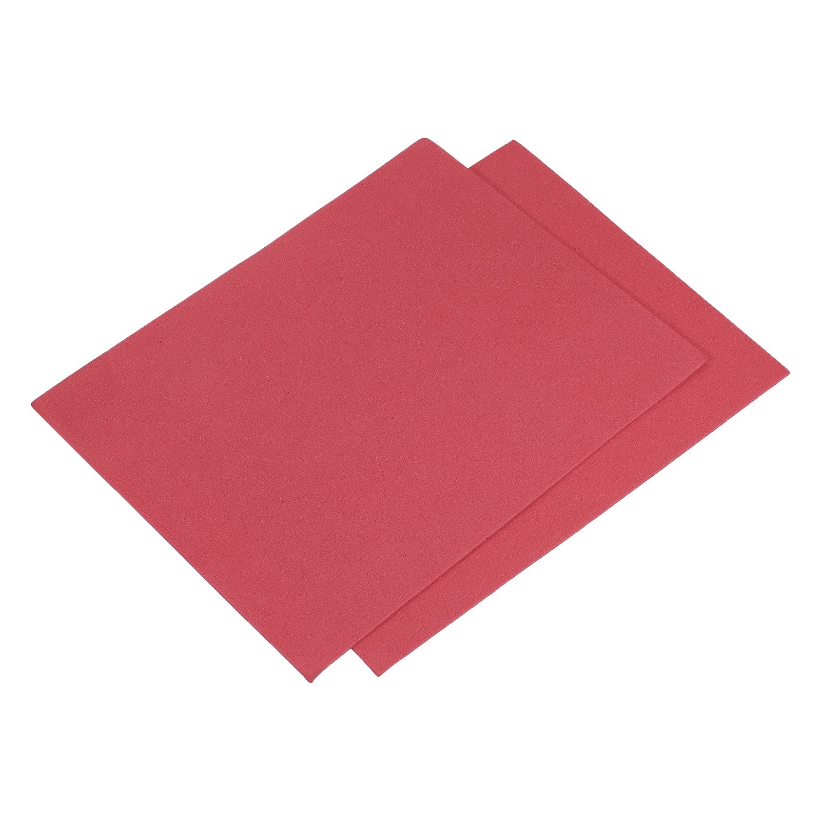 EVA Foam Sheets Red 10.8x8.4 Inch 1.5mm Thickness for Crafts DIY Pack of 2