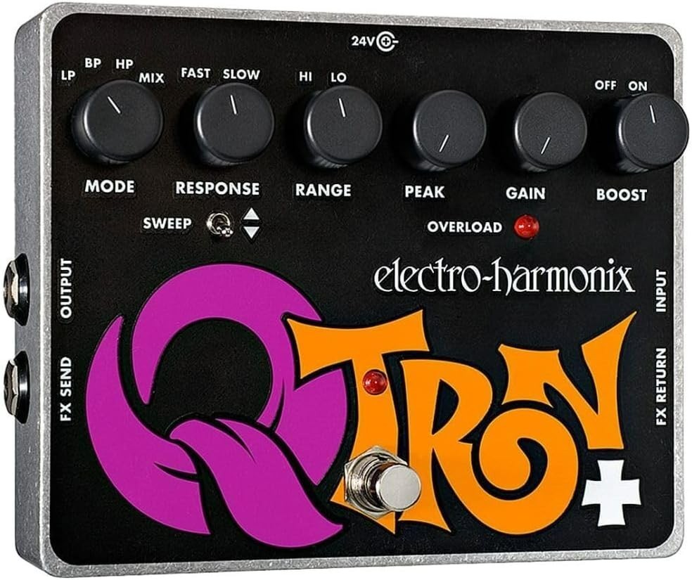 EHX Electro-Harmonix Q-Tron Plus Envelope Filter with Effects Loop Effects Pedal