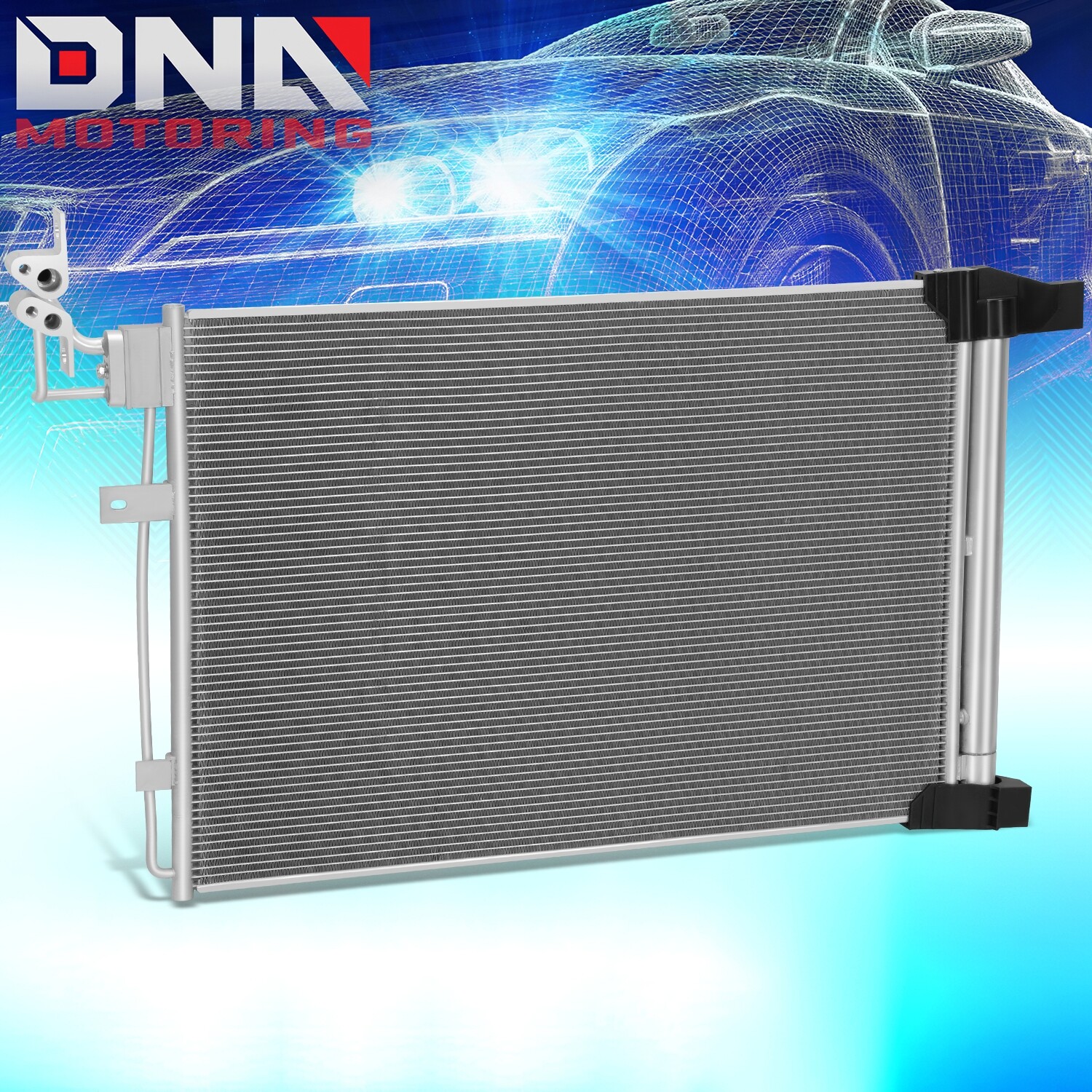 For 2022-2024 Nissan Frontier Factory Style Aluminum Front A/C AC Condenser