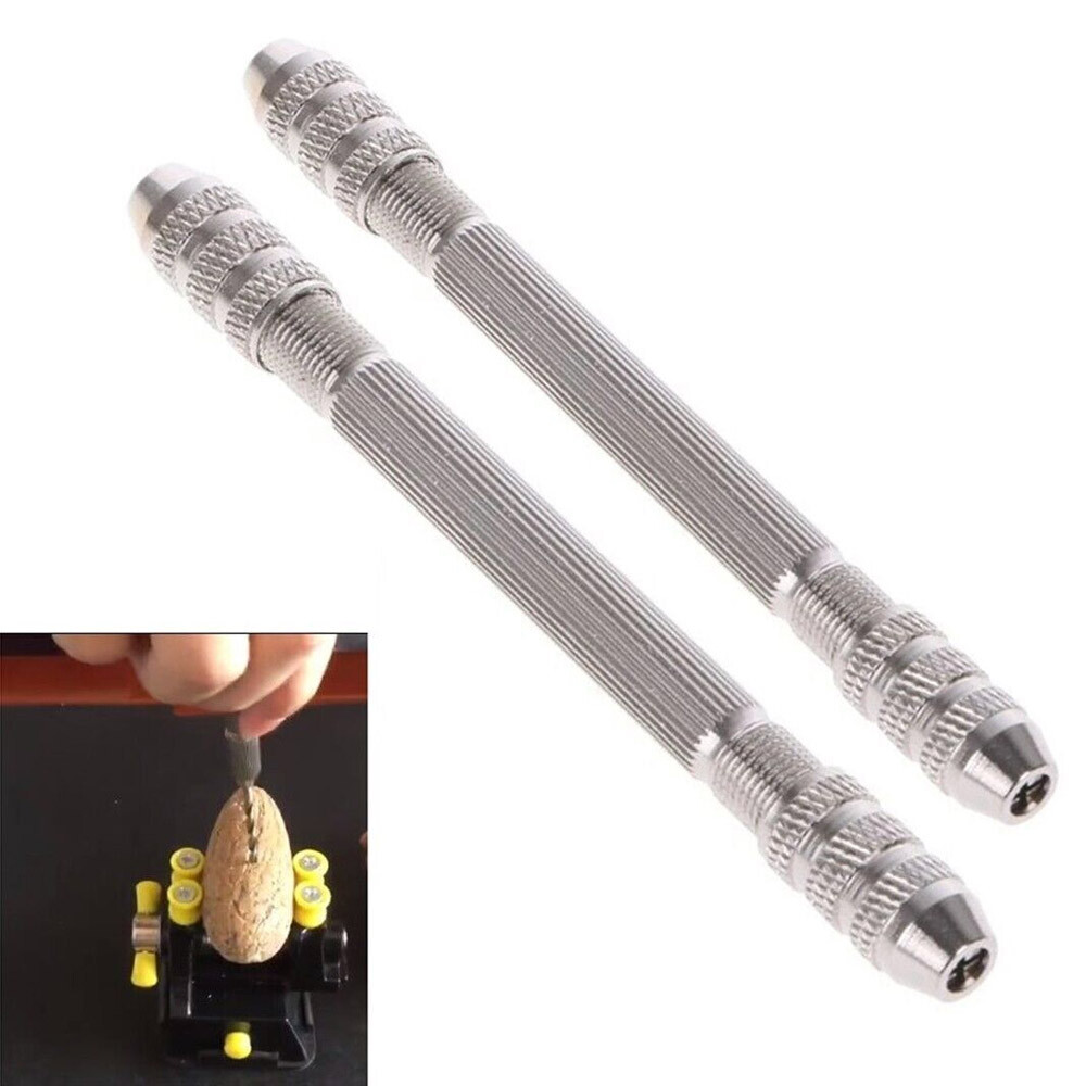 2 Pcs Pin Vise, dual reversible chucks For Fusion Air Purge AP Spray Gun 117661