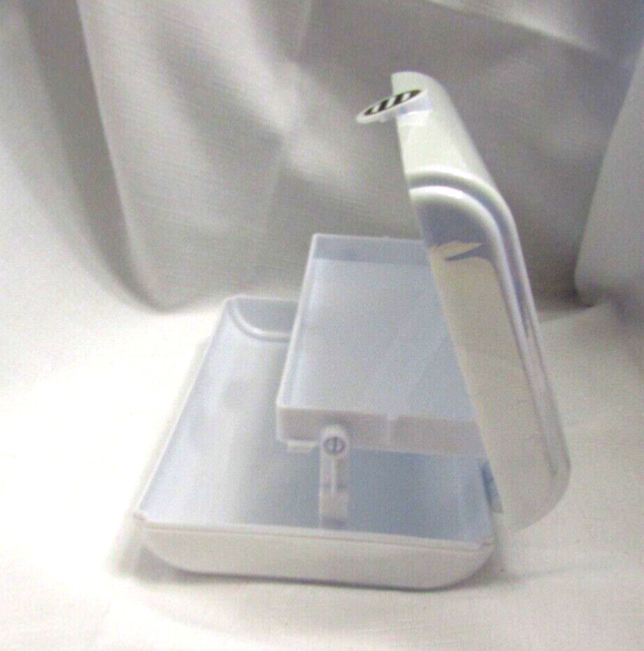 PEARLY-WHITE JEWELRY / ACCESSORY CASE / 2-TIERS / with MIRROR