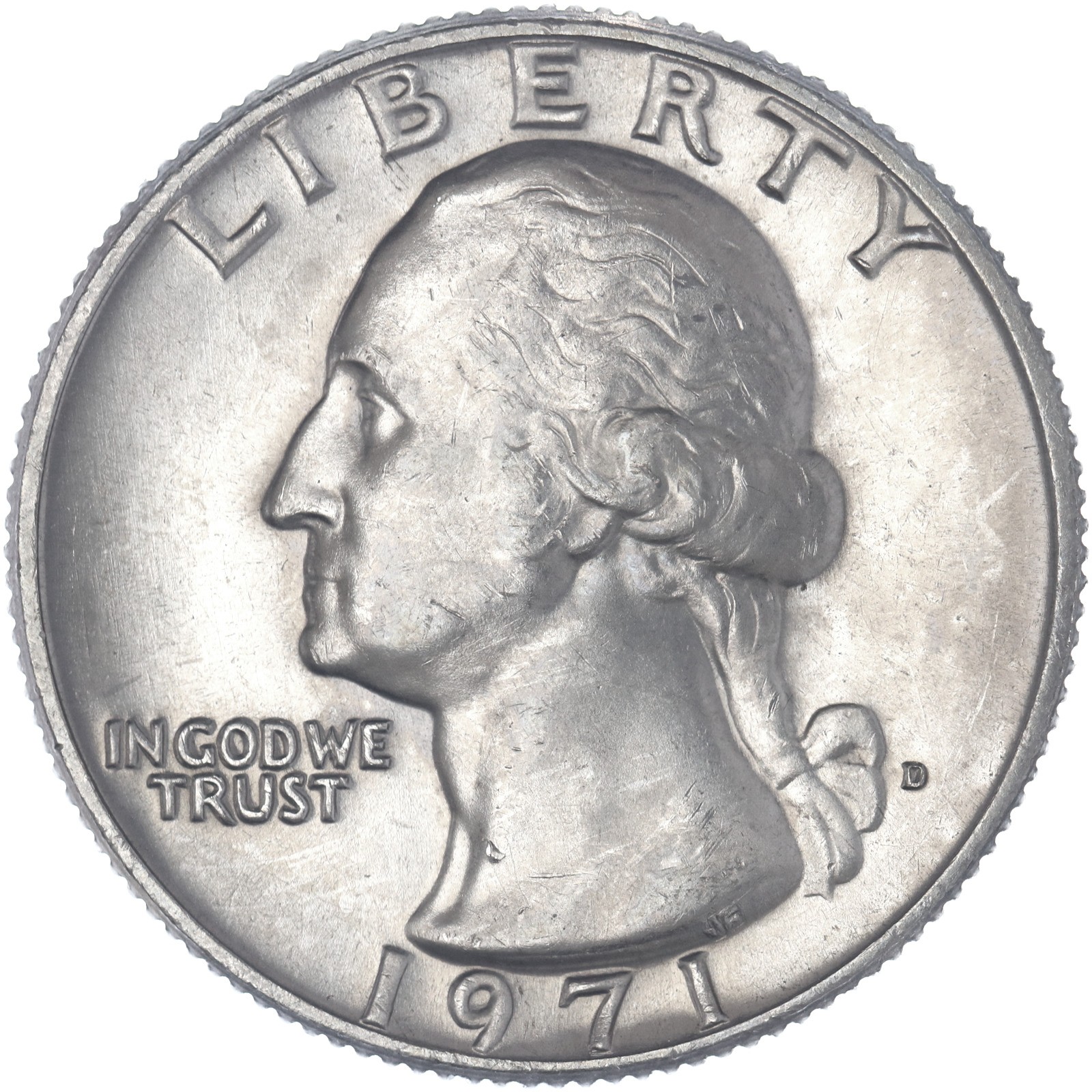 1971 D Washington Quarter BU US Coin See Pics M263
