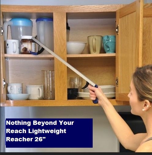 Nothing Beyond Your Reach get items off hard to reach shelve with 26" Handy Tool