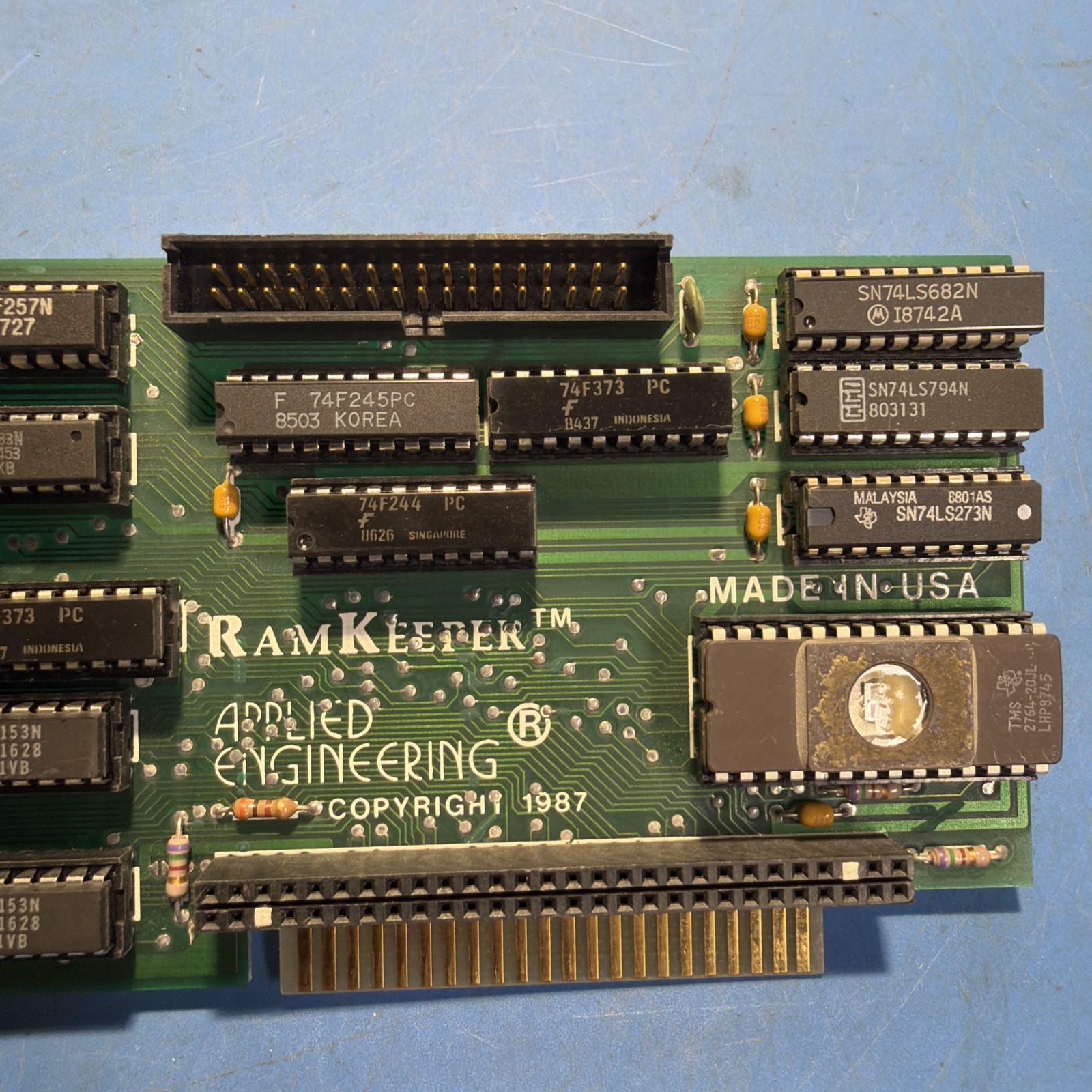 Applied Engineering RAMKeeper Apple IIGS Memory Expansion Card 1987 Untested