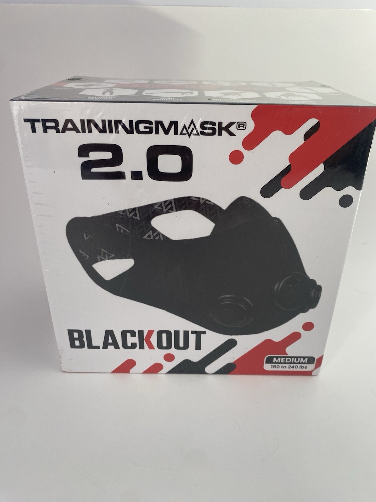 Training Mask 2.0 Blackout High Altitude Training Mask Medium