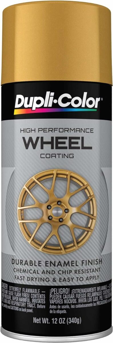 Dupli-Color Wheel Paint Gold HWP111 12 OZ