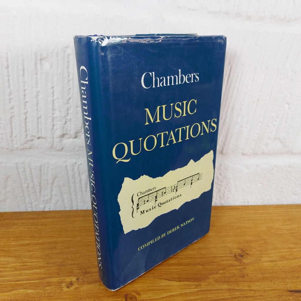 Chambers Music Quotations by Derek Watson (Hardcover, 1993)
