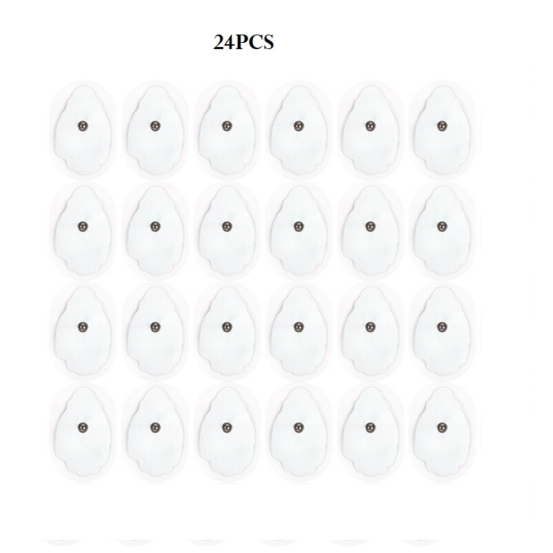 12 Pairs(24pcs)  Non-Woven Fabric Replacement Electrode Pads For Pulse Massager