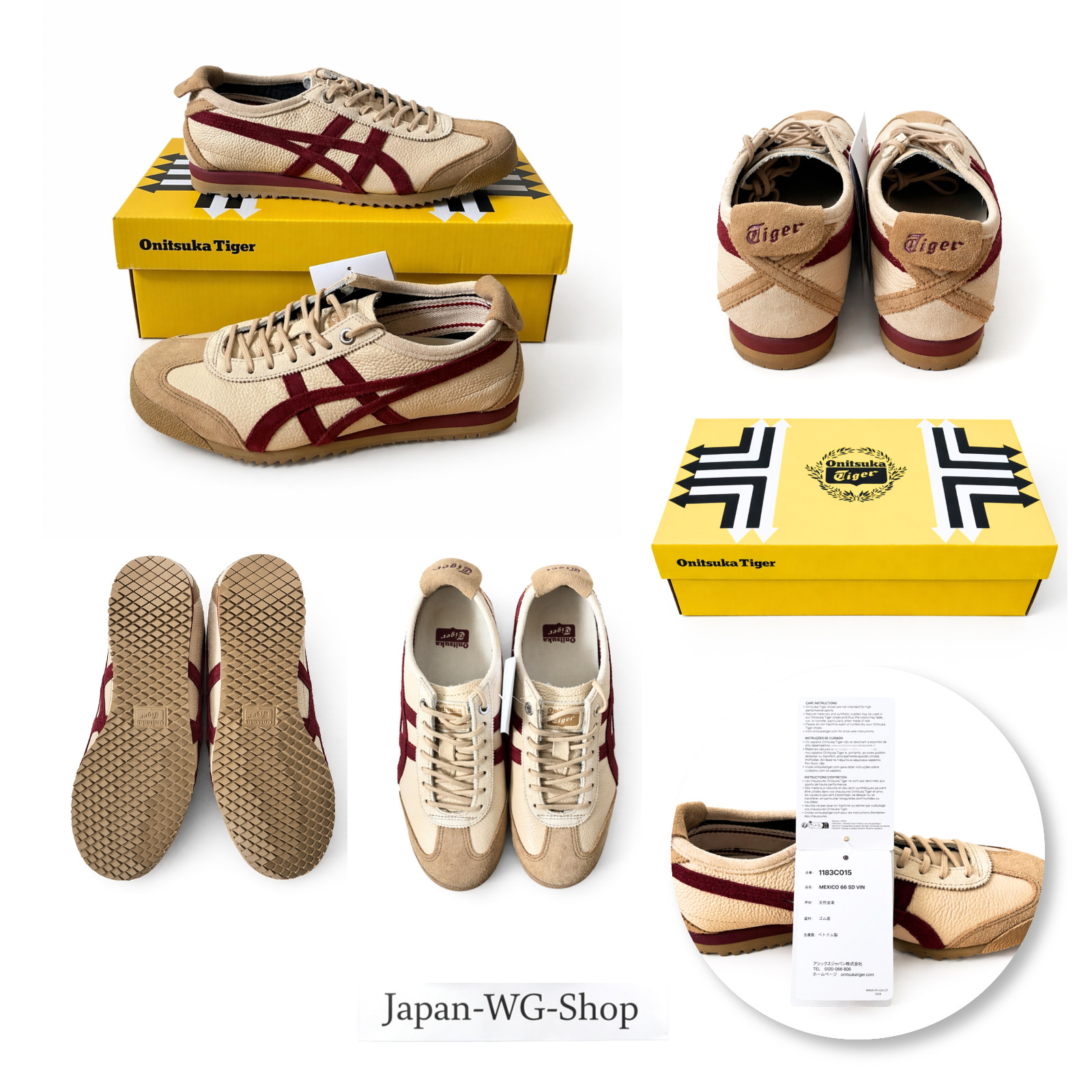 Onitsuka Tiger MEXICO 66 SD VIN Sneakers Unisex Size Shoes 1183C015 12colors