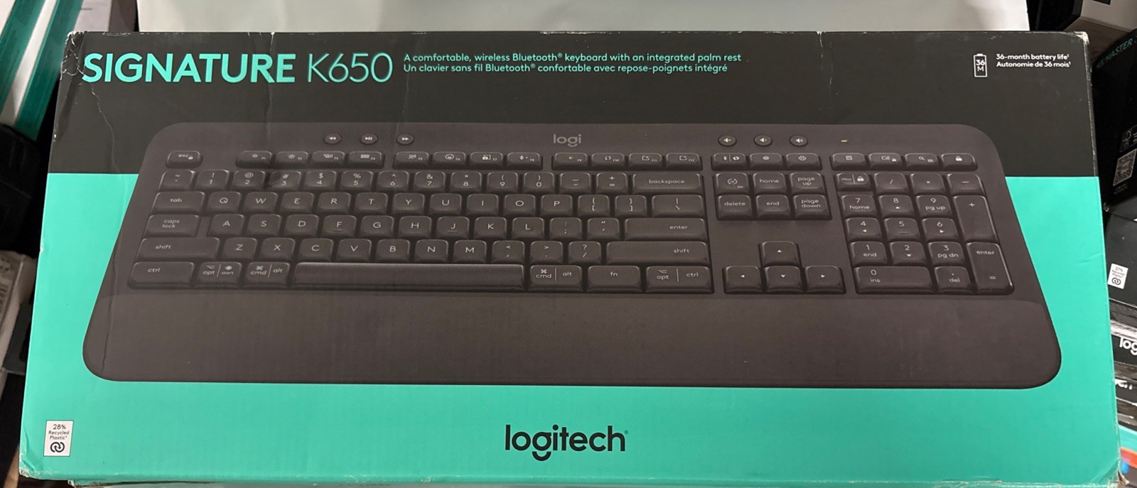 Logitech Signature K650 Wireless Keyboard Black QWERTY Standard
