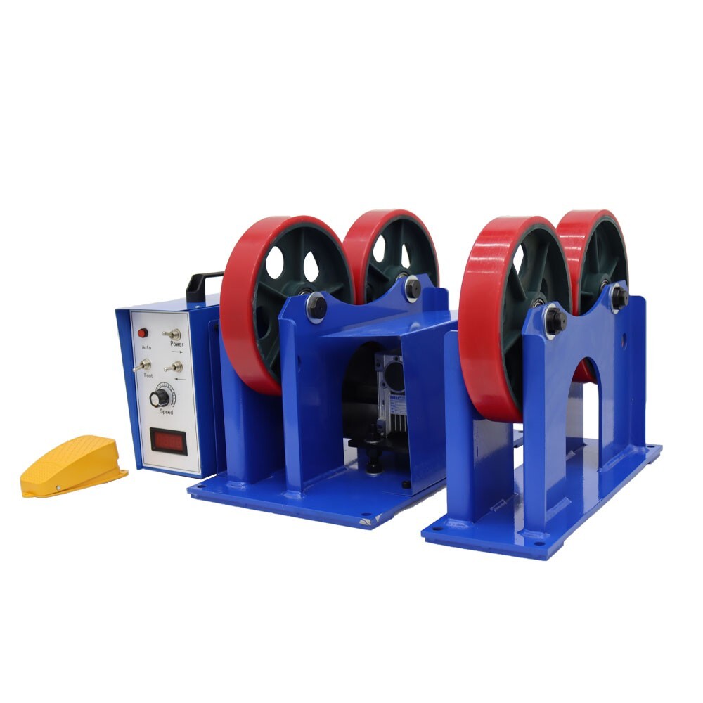 1T Welding Turning Rolls Digital Speed Display Linked Control Roller Rack Stand