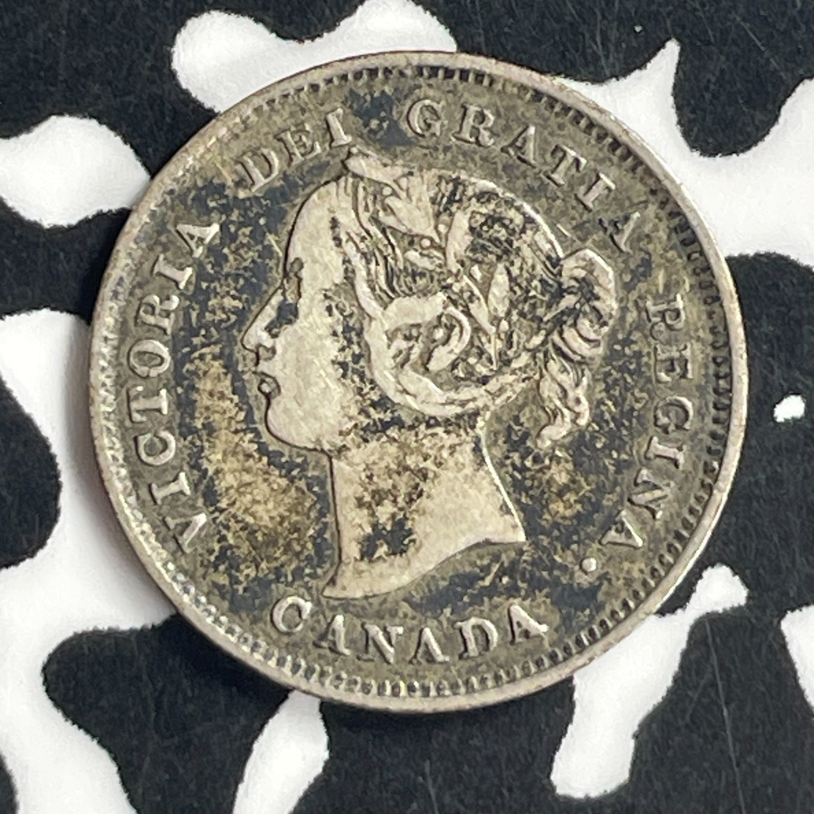1894 Canada 5 Cents Lot#JM9687 Silver! Nice! Key Date!