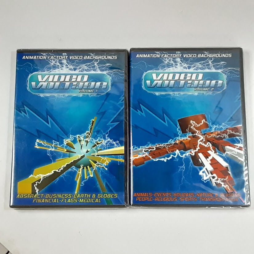 VIDEO VOLTAGE VOLUMES 1 AND 2 VIDEO BACKGROUNDS AND ANIMATION [2006]