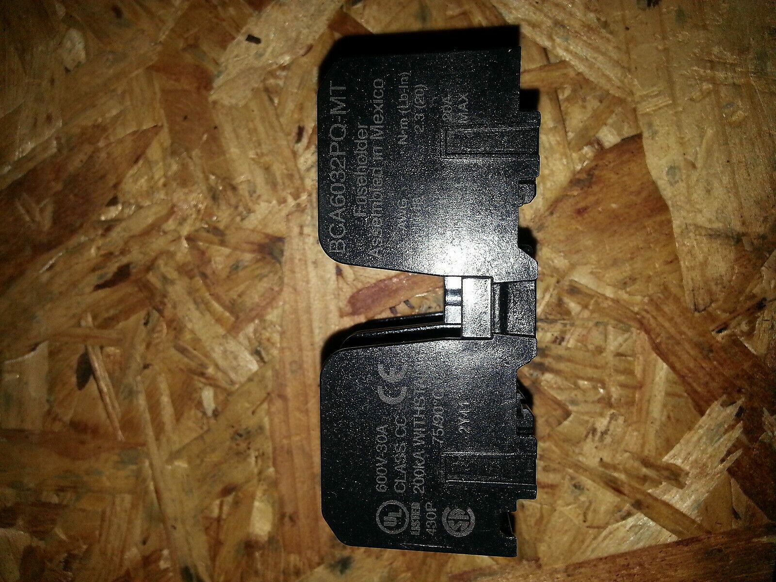 Bussmann BCA6032PQ-MT-NN Class CC Fuse Holder Block 30A 600V 2-Pole Lot of 3