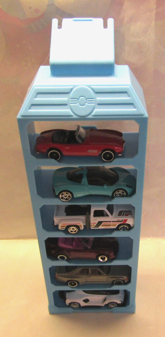 Hot Wheels 1/64 Scale Dicast 6 Car Hot Wheels Stand Display