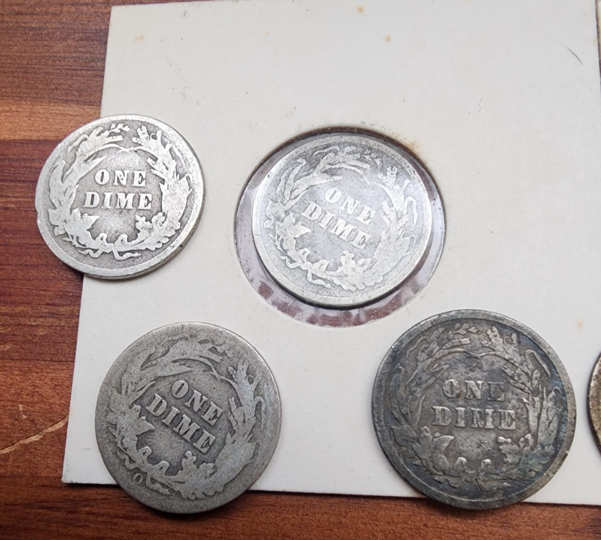 (lot of 9) Barber dimes various dates and mint marks