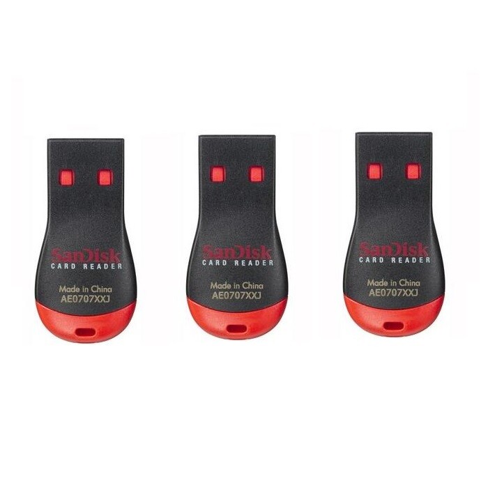 3-Pack Sandisk microSD reader