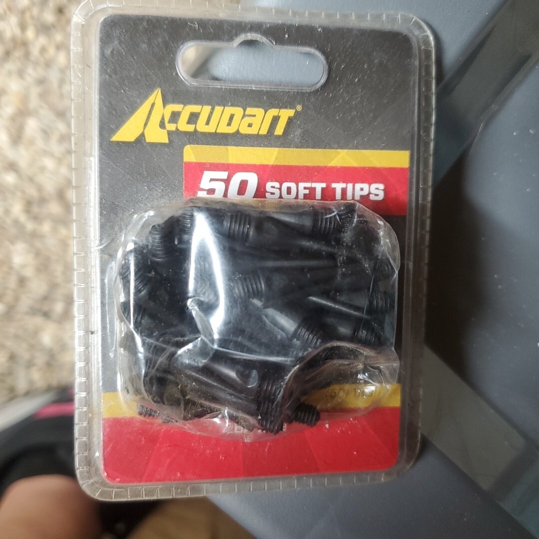 ACCUDART 50 Pack Soft Tip Darts Size 2BA Indoor Sporting Game New