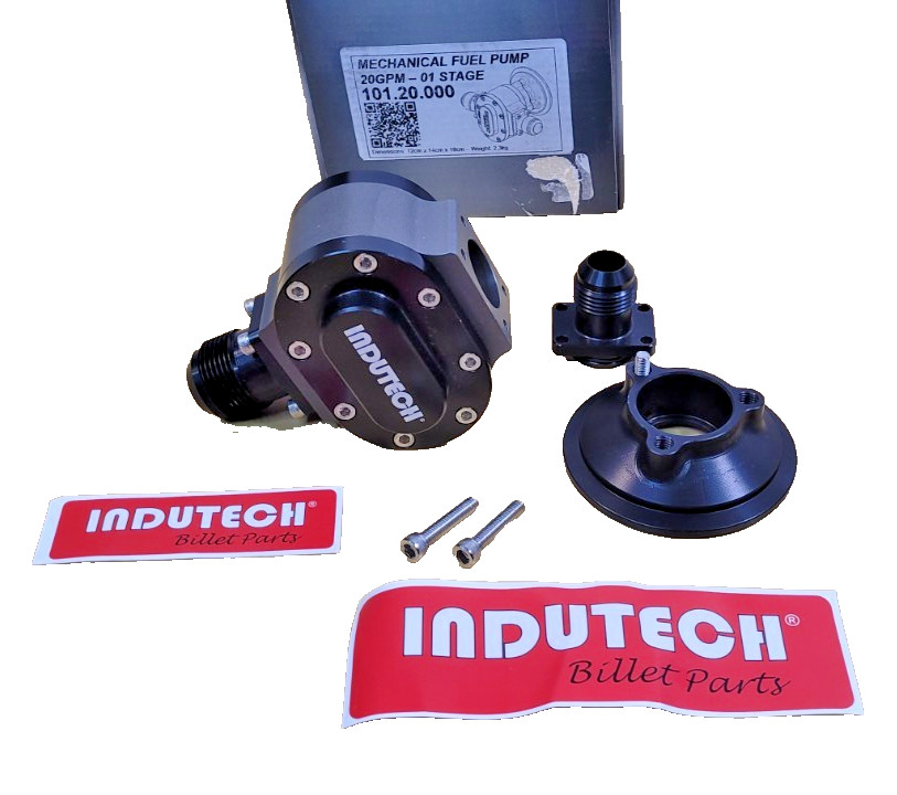 Indutech 101.20.000 Mechanical Hex Drive Fuel Pump 20 GPM Aluminum Body NEW