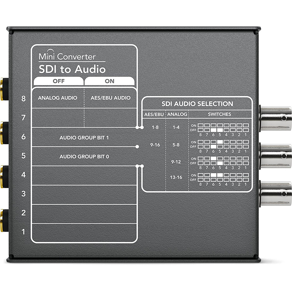 Blackmagic Design SDI to Audio Mini Converter CONVMCSAUD