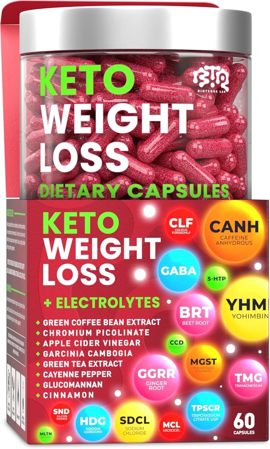 Keto Weight Loss Diet Pills, Natural Appetite Suppressant.  09/2026 *