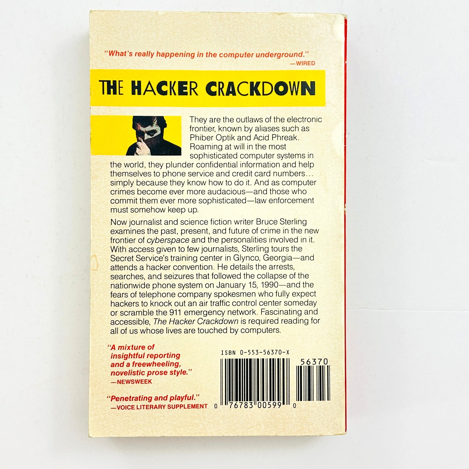 The Hacker Crackdown - Law And Disorder On The Electronic Frontier 1stPB Hacking