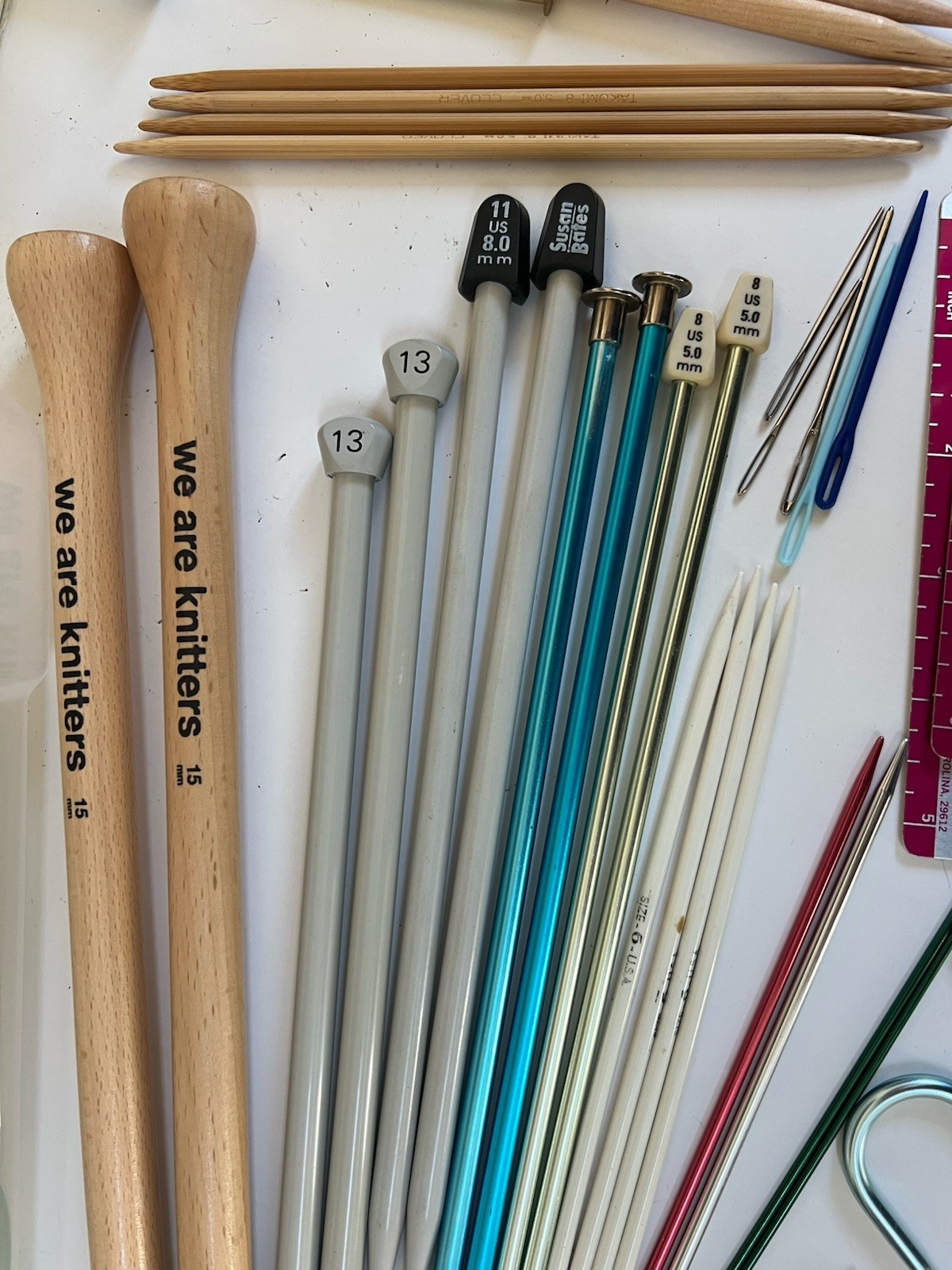 HUGE Knitting Needles Lot New & Preowned Plus Extras