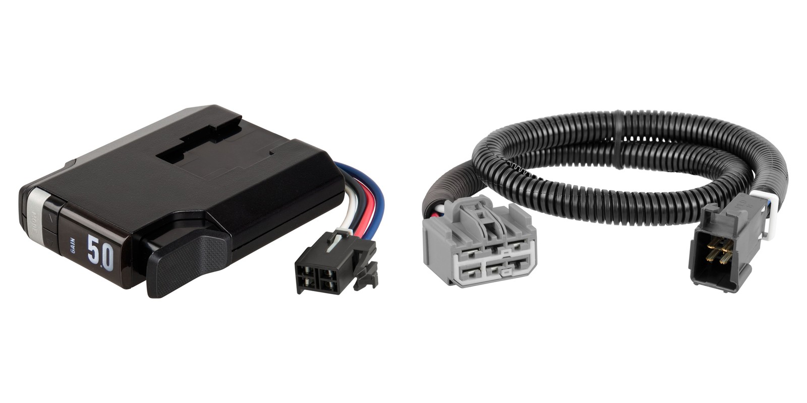 CURT Triflex Next Trailer Brake Controller & Vehicle Wiring Harness 51146 51422