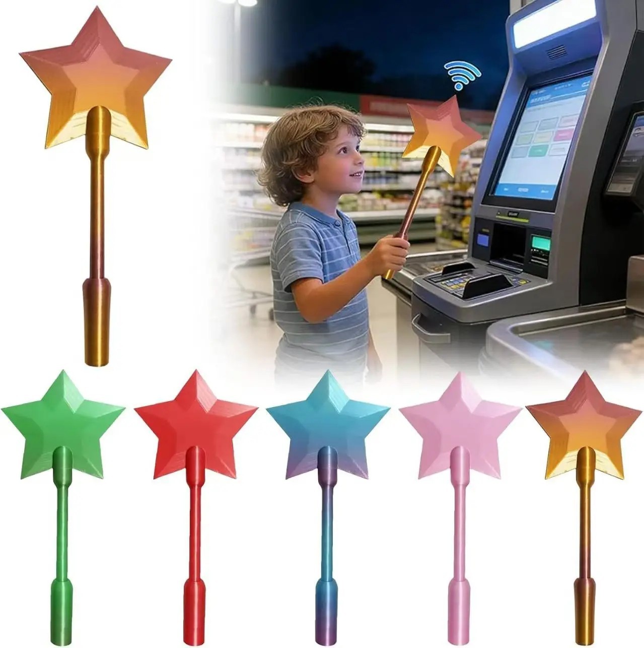 Magic Wand Tap to Pay Credit or Gift Card Holder- Multiple Colors! USA