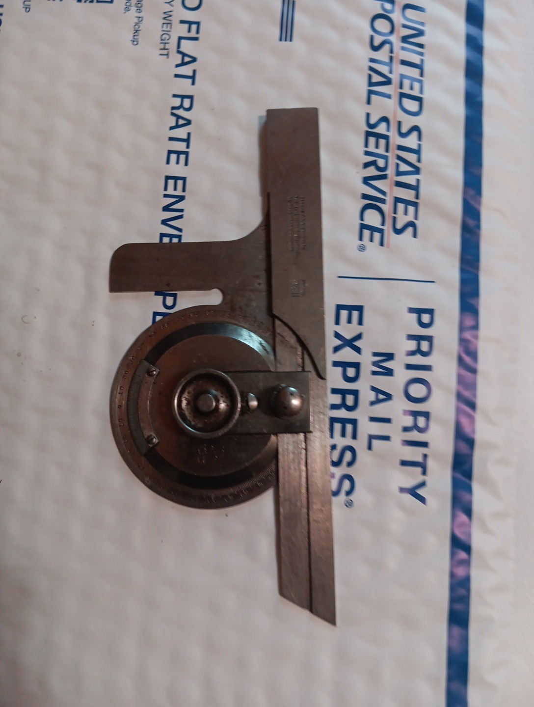 Tool PROTRACTOR Pat May. , 1911 Brown & Sharpe Mfg. Co MACHINIST, R.I. USA