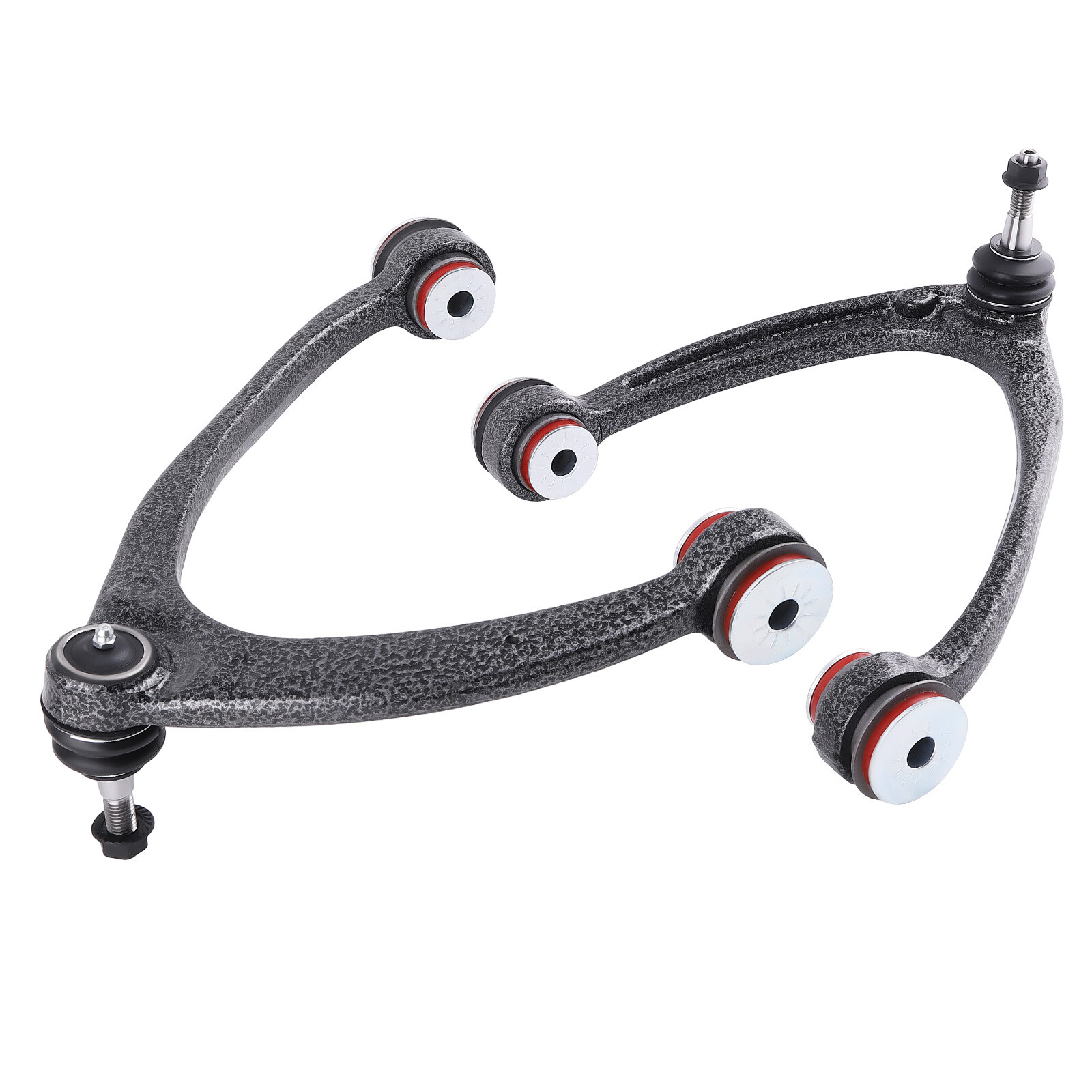 Front Upper Lower Control Arms Assembly for 2007-13 Chevy Silverado Sierra 1500