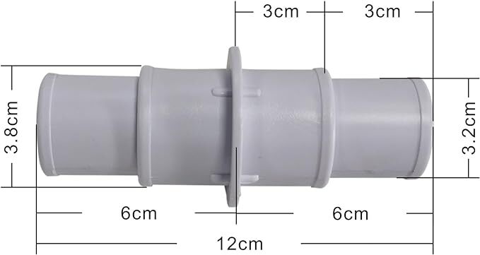2 Pack 1-1/4" or 1-1/2" Pool Hose Connector Coupling Adapter for Pool Vacuum